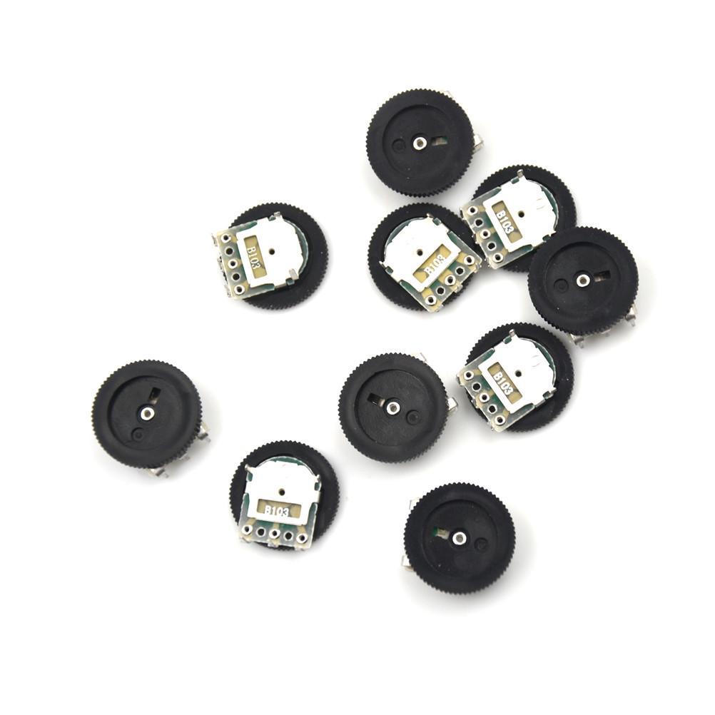

10шт B103 16X2Mm 10K Ом Один циферблат Конус Регулировка громкости Колесо Один потенциометр