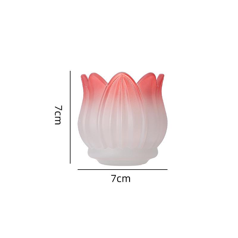 Elegant Aromatherapy Candle Holder - Thick Transparent Glass for Home Display & Scented Candles