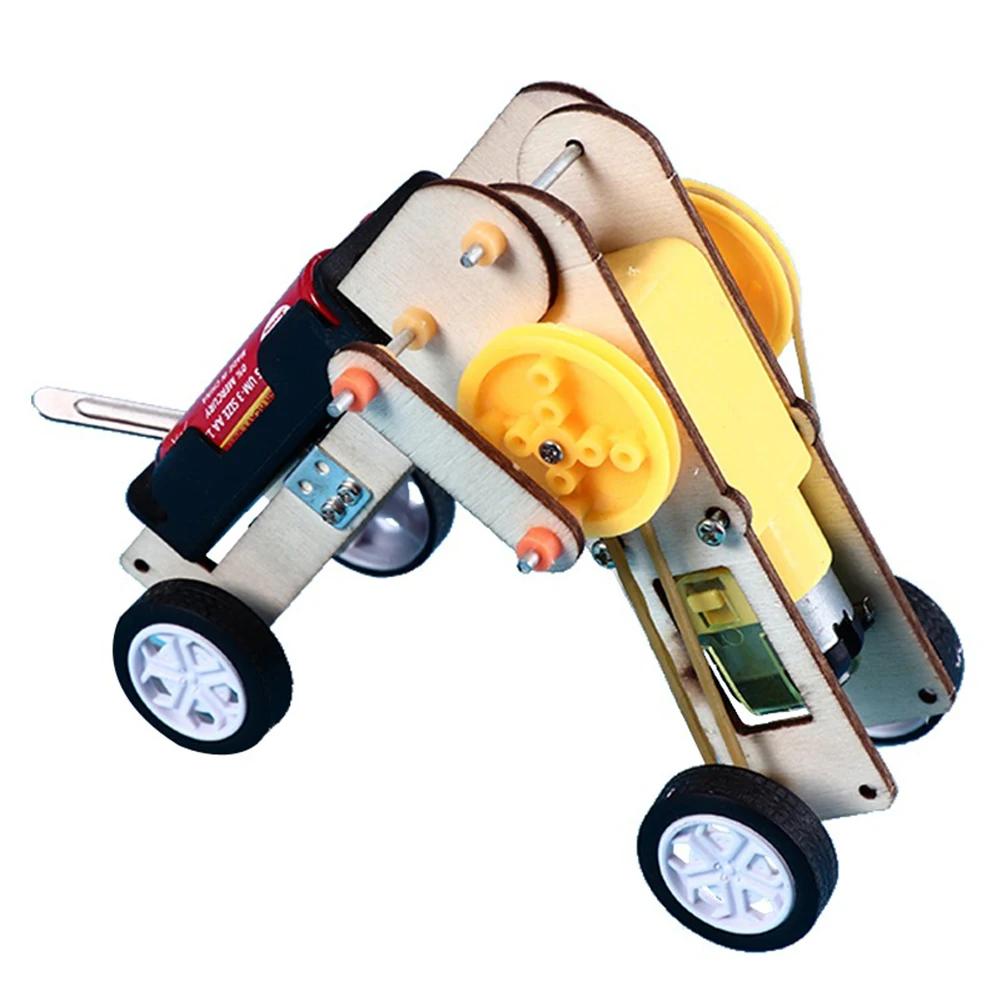 Kids DIY Science Toys Educational Scientific Experiment Kit Hydraulic Lift Table Model Physics School STEM Projects