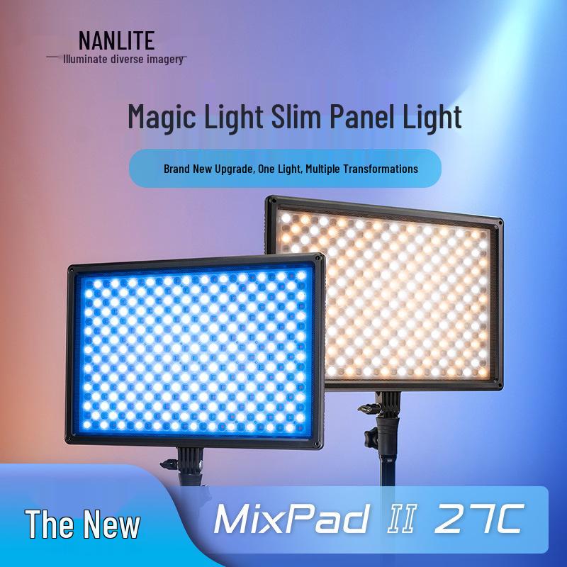 Nanlite MixPad II 27C Adjustable RGB LED Desktop Fill Light No
