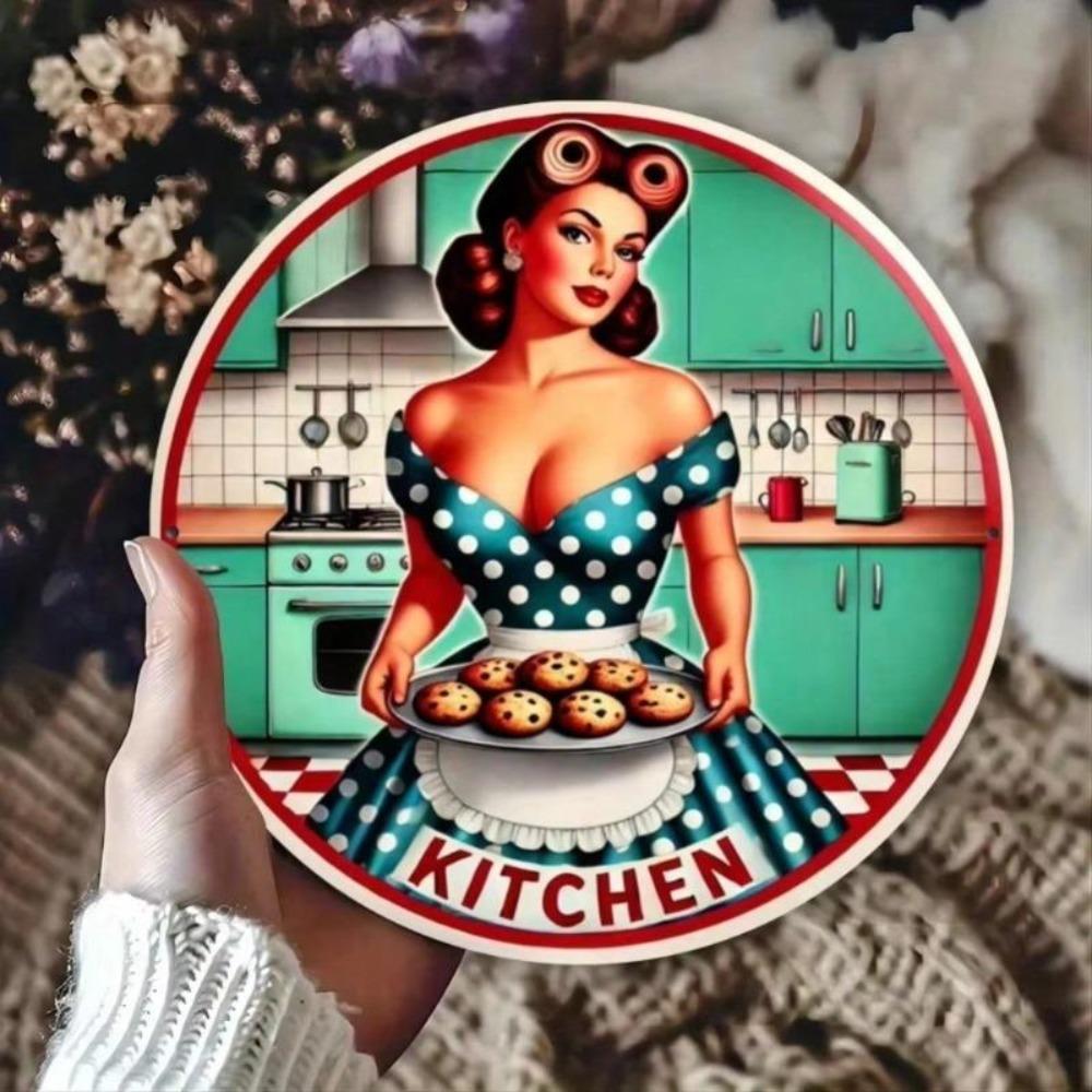 Metal Tin Sign Kitchen Decor Retro Restaurant Cafe Wall Art