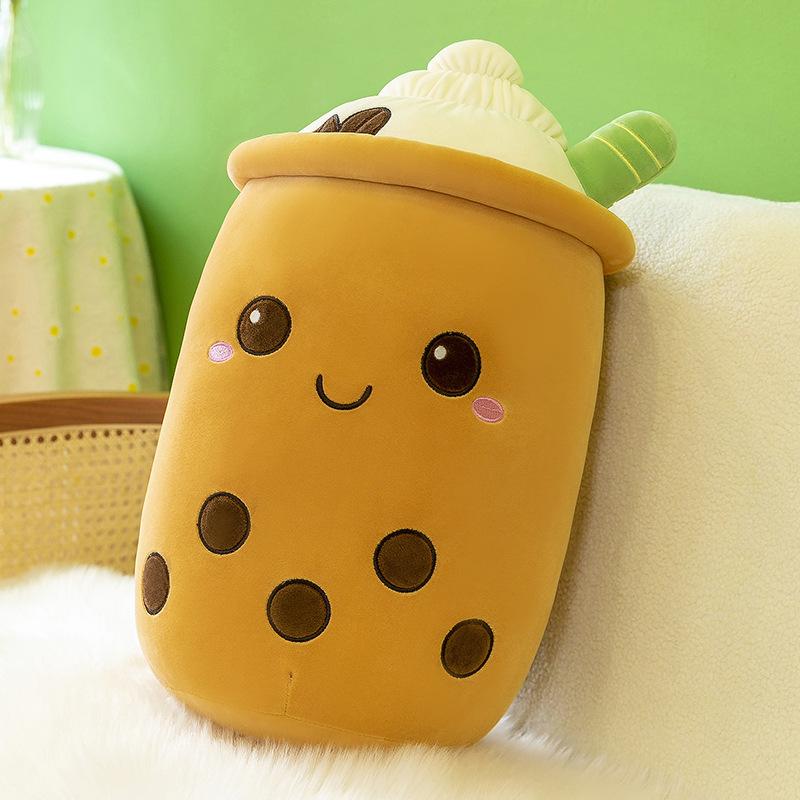 New Fruit Pearl Milk Tea Cup Pillow Doll Plush Toy Rag Doll Doll