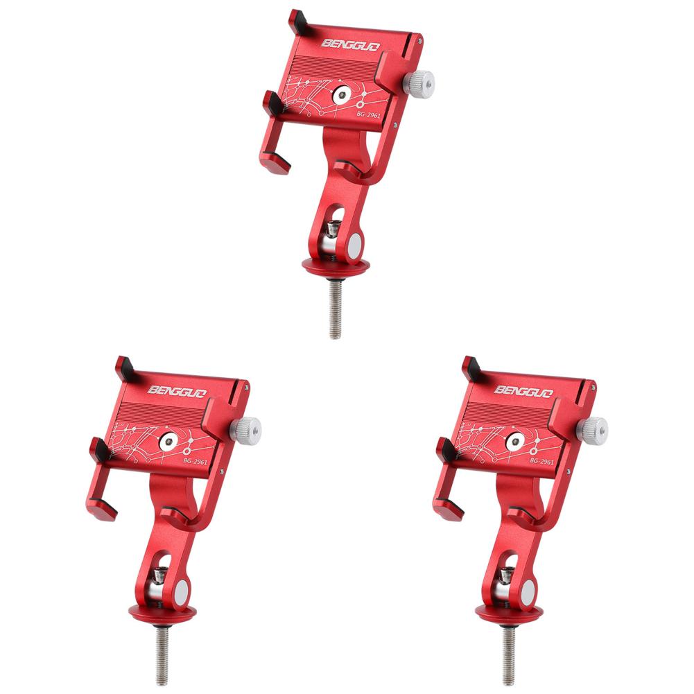 

Держатель для телефона на велосипеде, крепление для гарнитуры на велосипеде для смартфонов с диагональю экрана от 1,97 до 3,74 дюйма (красный)