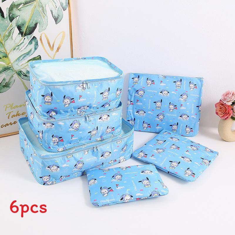 Hello Kitty Kuromi Reise-Aufbewahrungsset Mit Wasserdichtem Oxford-Gewebe Zur Kleiderorganisation