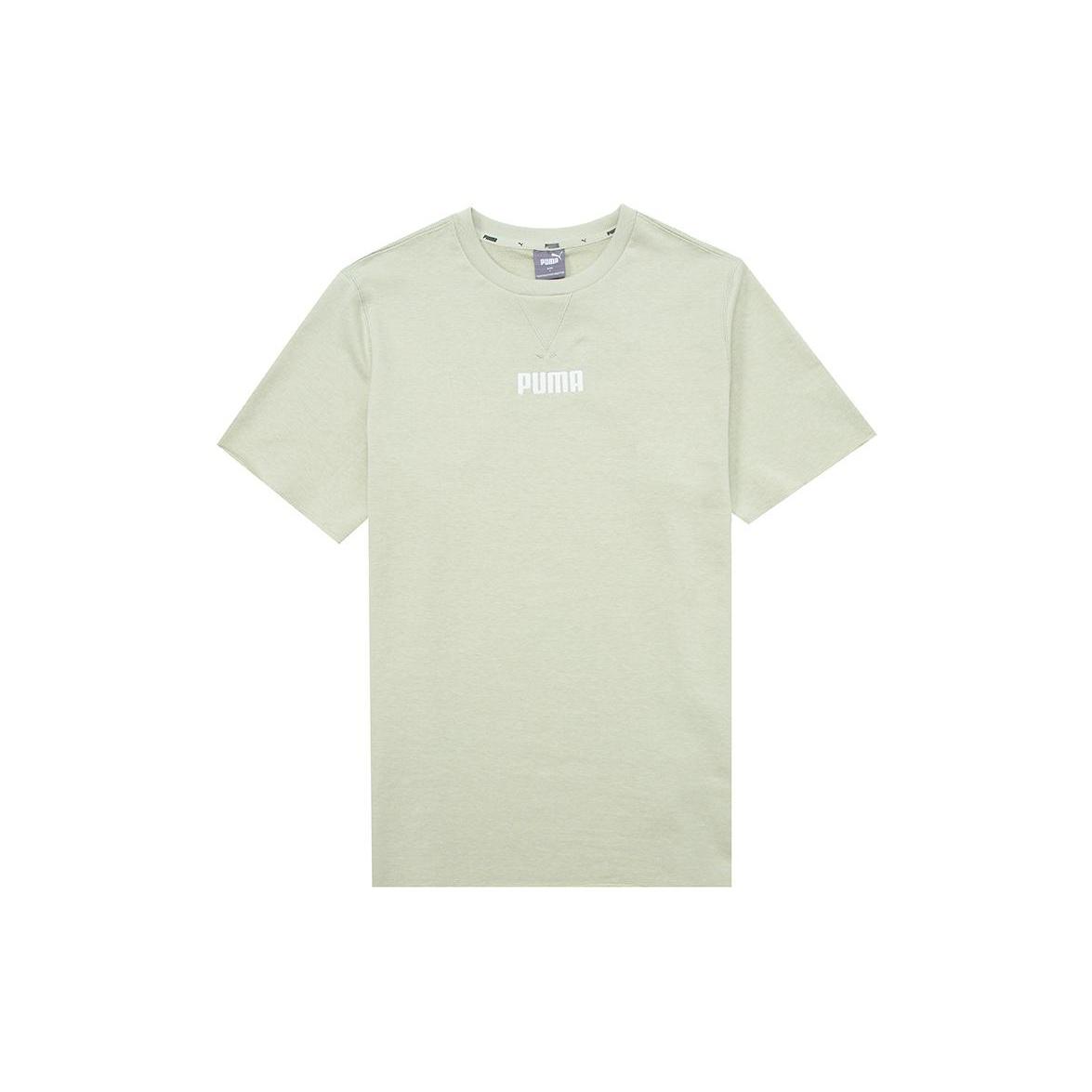 PUMA Basic Logo T-Shirts Green Men s 849593-33 XL
