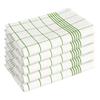 6/12Pcs Kitchen Towels, HOOHNICE, Classic Plaid Dish Towel Scouring Pad