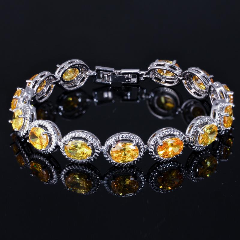 Micro-Set Accessories Aaa Zircon Bracelet, Classic Zircon Bracelet For Women