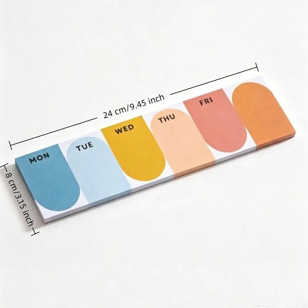 Self-Adhesive Pocket Memo Pad Portable Tear-Off Planner Notepad Sticky Notes Study