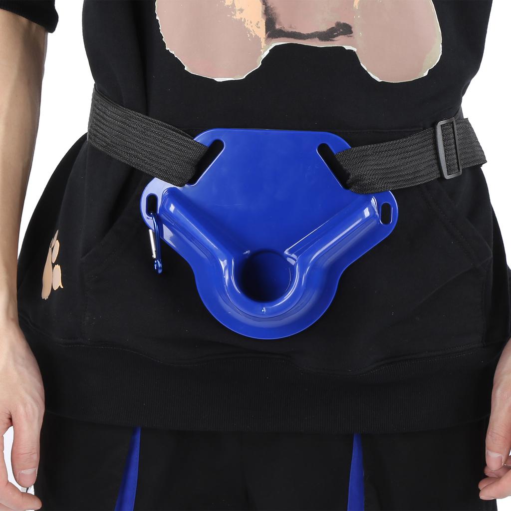 Przenośny Morski Wędka Brzuszny Pas Podtrzymujący Akcesorium do Wędki do Wędkarstwa Łodziowego niebieski