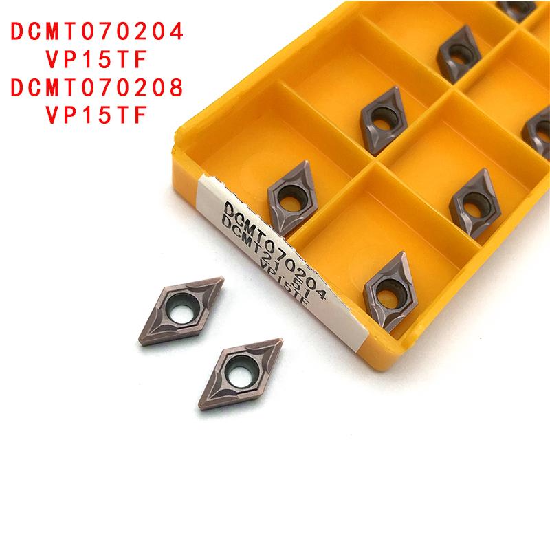 DCMT070204 DCMT11T304 VP15TF UE6020 Carbide Insert Internal Turning Tool High Quality CNC Turning Insert Cutting Lathe Tools