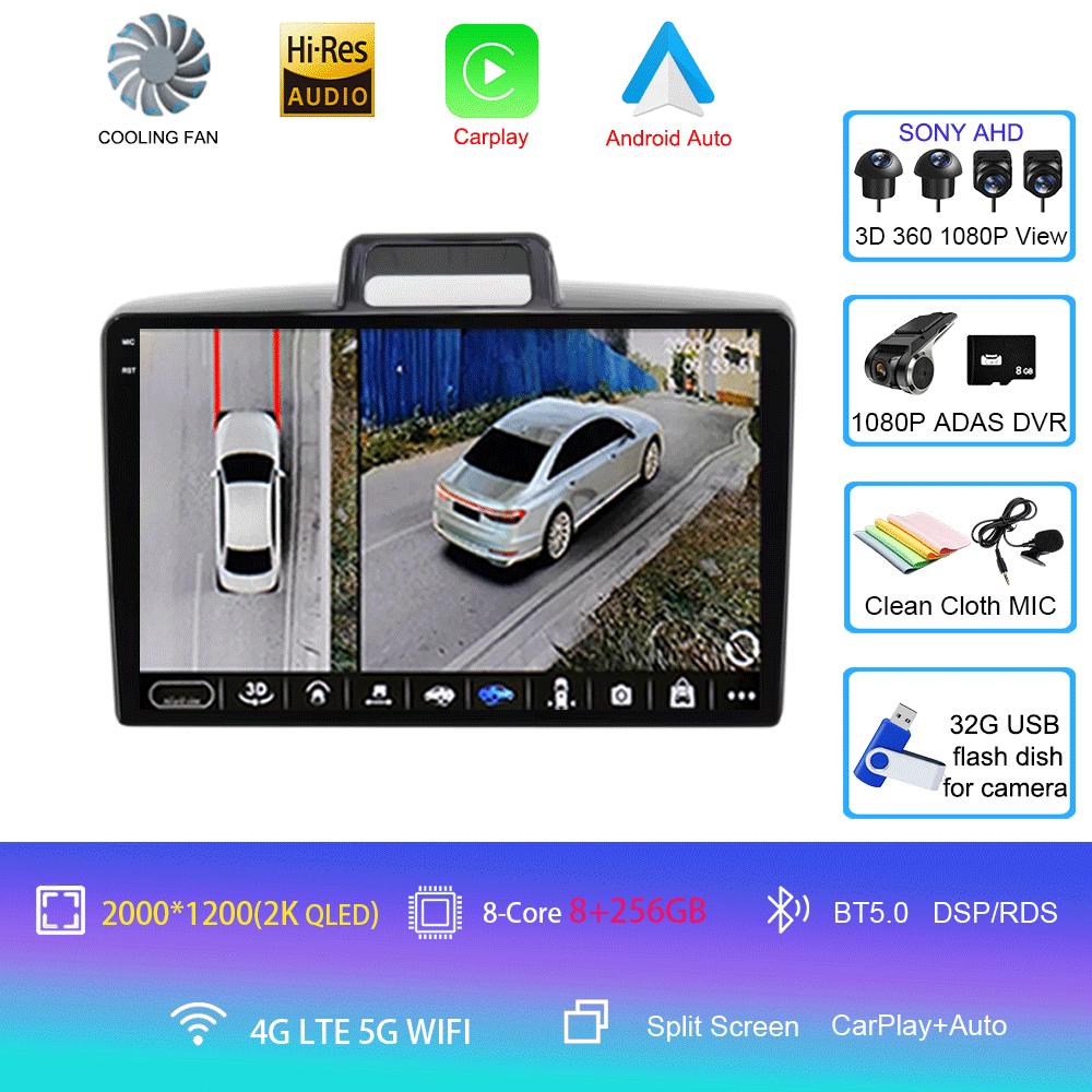 Android 14 For Toyota Corolla Axio 2 Fielder 3 E160 2012-2021 Car Radio Navigation GPS Multimedia Player DVD BT RDS Carplay AUTO