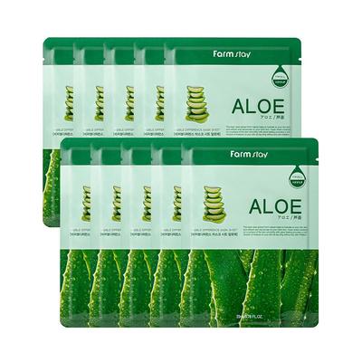 FARMSTAY Visible Difference Mask Pack Aloe 23ml X 10sheets
