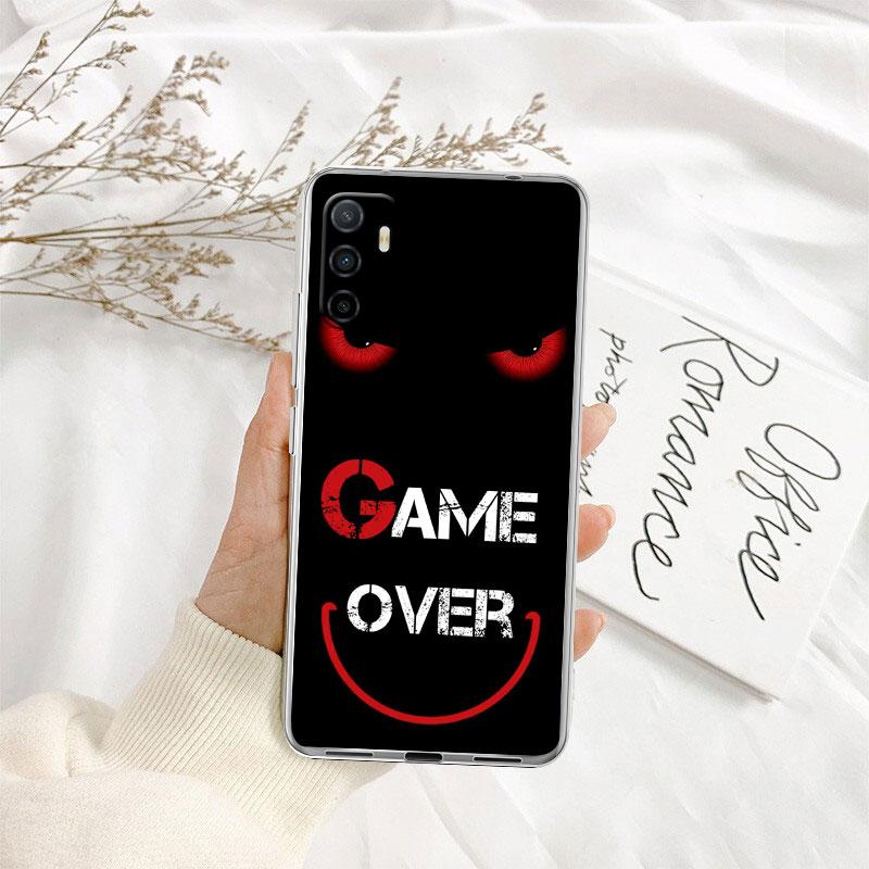 IK33 Game Over Phone Case for Motorola Moto E13 E15 E20 E22 E22I E22S E30 E32 E40 E7 E7I G Plus Power Play Stylus G22 G14