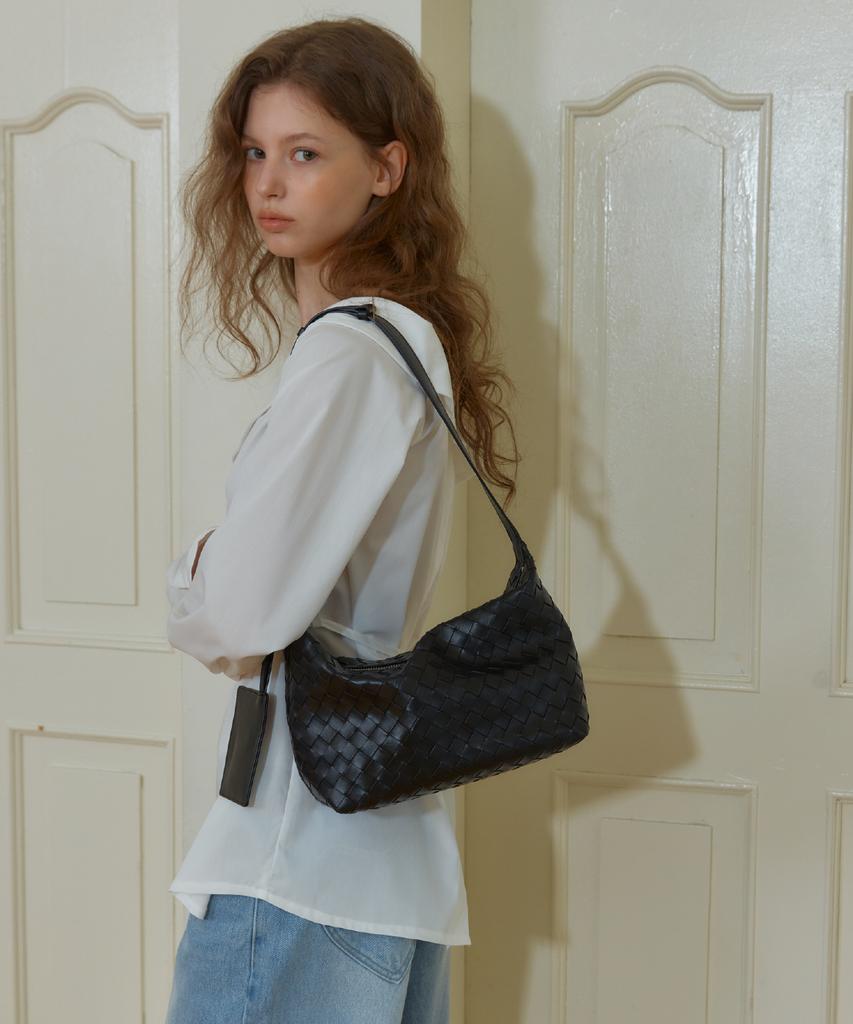 Anoetic Anc Weaving Mesh Mini Bag_Black