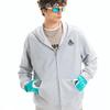Fingercroxx Men's Casual Loose-Fit Cardigan Sweatshirt