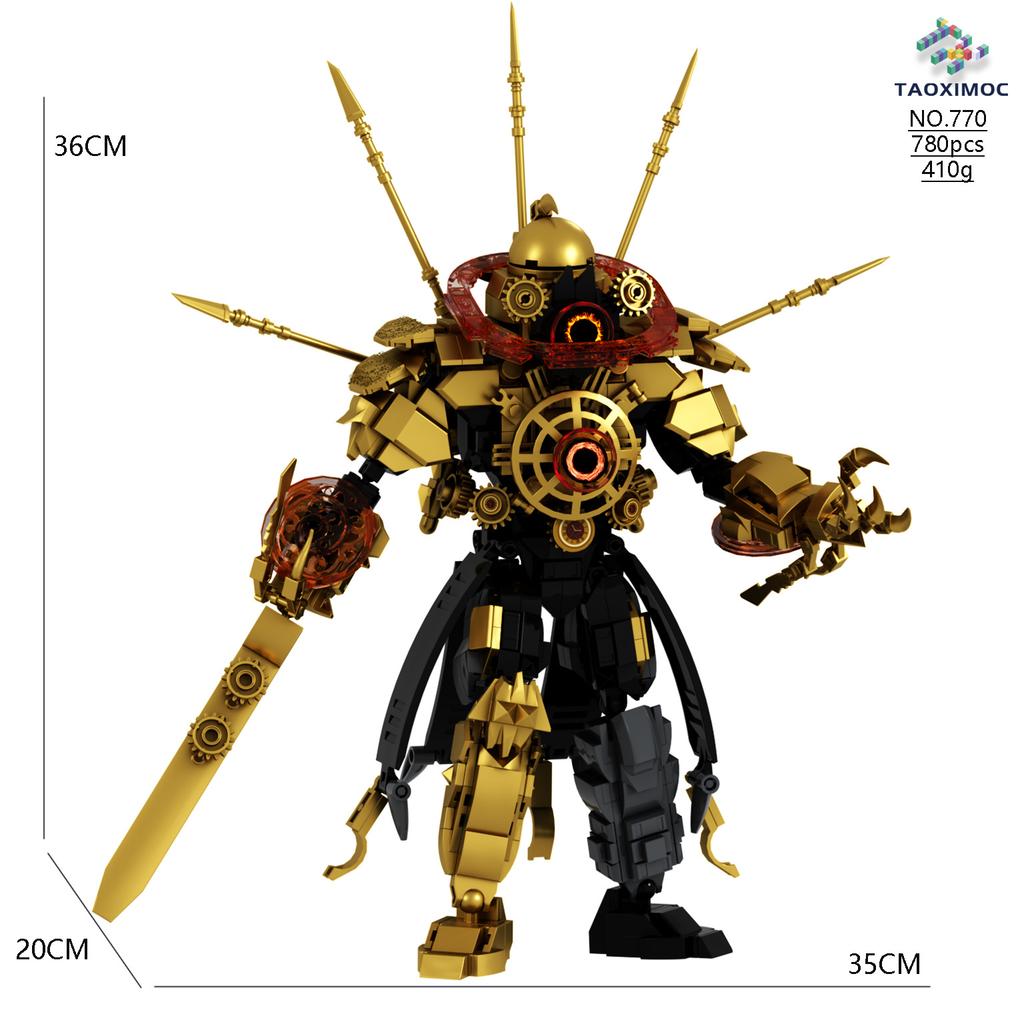 Compatible With Skibidi Toilet MOC Abstract Building Blocks Upgrade Titan Speaker King Model Bricks Toys