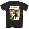 Bruce Lee bereit zum Kampf Herren T-Shirt
