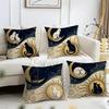 Celestial Cat Cushion Cover Pillow Case Short Plush Square Throw Pillow Covers Pillowcase Sofa Home Decor Gift