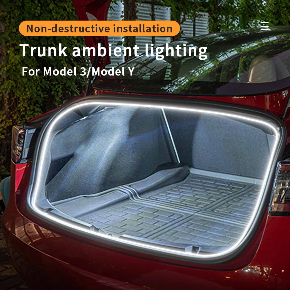 For Changan UNI-T/UNI-K Flexible LED Lighting Bar Flowing Glow Ornament Auto Trunk Interior Accessories
