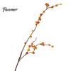 Flexible Faux Berry Stems Long Artificial Bittersweet Branches, Fall for Vase, Plants Fake Orange Berries Vase Branches Thanksgiving Table