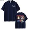 Bruno Mars The RoUnisextic Tour 2026 Album Cover T shirt for Unisex Women Hiphop Streetwear Oversized Tops 100 Cotton TShirt 03236
