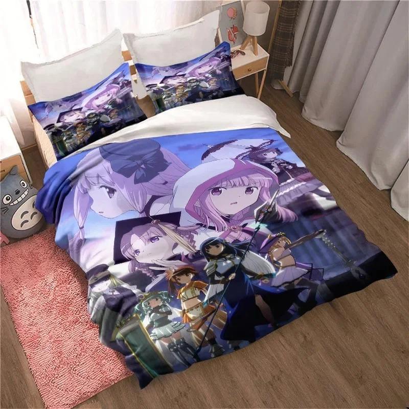 Cartoon Puella Magi Madoka Magica Bedding Set Sheet King Twin Double Child Mircofiber Polyester Duvet Cover Sets