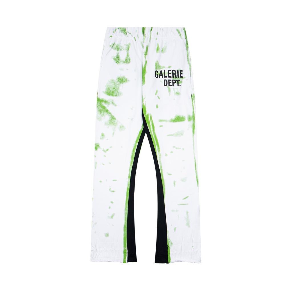 Cross-border Foreign Trade G D Splashing Ink Graffiti Casual Loose Trousers Splicing Couple Leggings Sweatpants Tide Men and Women the Same Style