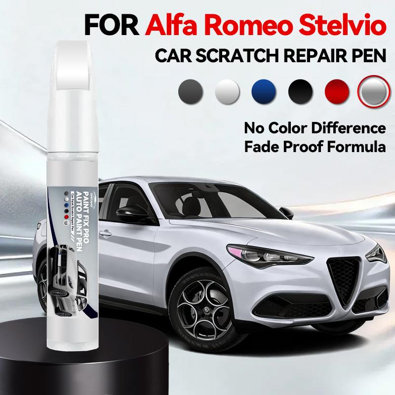 

Hot Car Dedicated For Alfa Romeo Stelvio Car Paint Repair Pen Touch Up Scratch Remover DIY Auto Accessories White 217 212 Black срібний