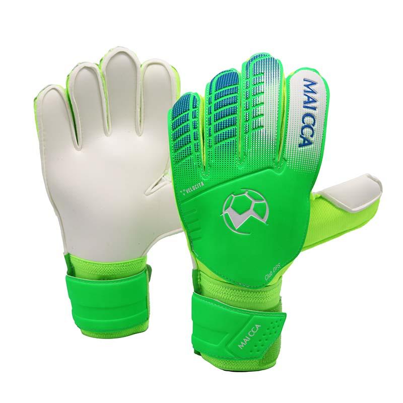 Professionelle Fußballhandschuhe für Torhüter, verdickter Latexschutz, rutschfeste Fußballhandschuhe für Erwachsene