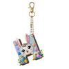 PET Double Sided Special Shaped Easter Alphabet Diamond Painting Art Keychain Pendant DIY Diamond Art Keyring for Birthday Party