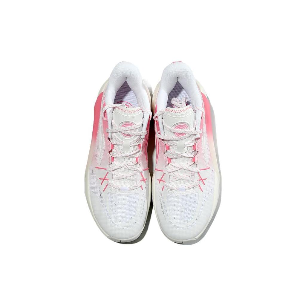 Li Ning Bequeme Dämpfung, Abriebfeste Low-Top Basketballschuhe Herren Rosa ABPS047-2