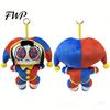 Plush Accessory for Pencil Case Clown Keychain Backpack Cute Stuffed Animal Keyring Soft Skin-friendly Mini Pendant Purse Charm Funny Gift Kids Women