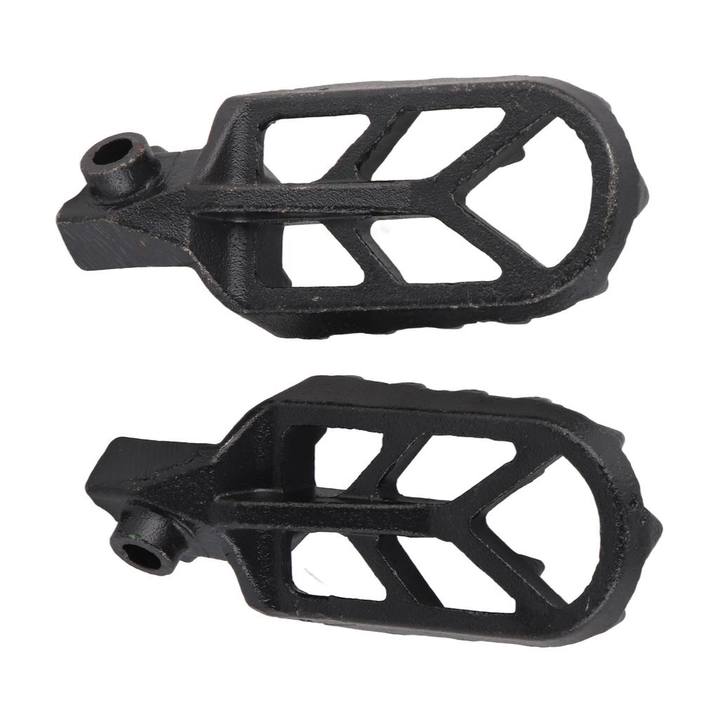Motorcycle Foot Pedal Stainless Steel 120mm Black Rider Foot Peg Rest Pedal for TW200 PW50 PW80 Pit Dirt Bikes