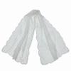 Elegant Embroidered Flower Lace Scarf Lightweight Breathable Mesh Sunscreen Shawl Long Silk Scarf Women