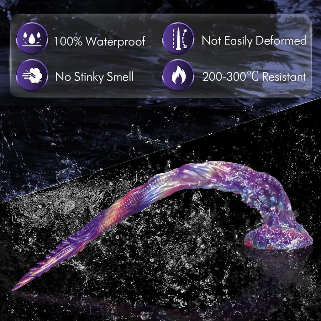 Transgraniczny Ultra-Długi Zdeformowany Penis Analny i Waginalny Korek Dylatacyjny do Użytku SM