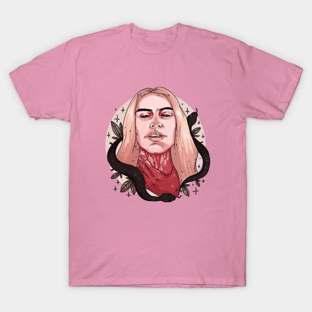 T Shirt Women Ave Satanas Harajuku Print Kawaii Tshirt Summer Short Sleeve Female T-Shirt Top Tee