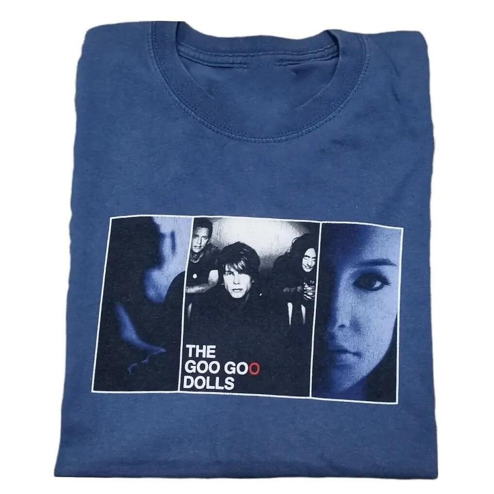Vtg The Goo Goo Dolls Band Heavy Cotton Navy Full Size Unisex Shirt XXXXL