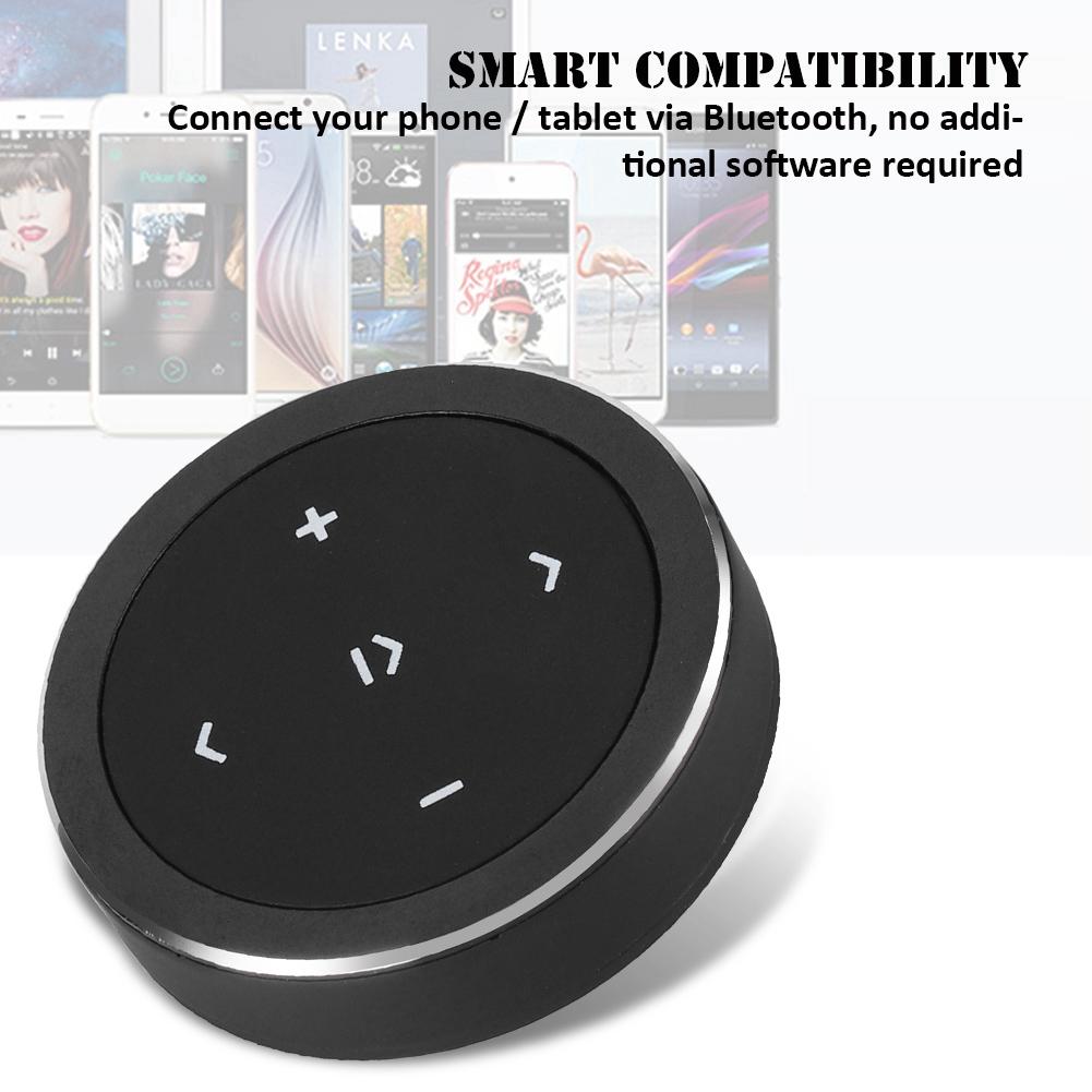 Car Bluetooth Controller Steering Wheel Bluetooth 4.0 Media Remote Control Cellphone Tablet