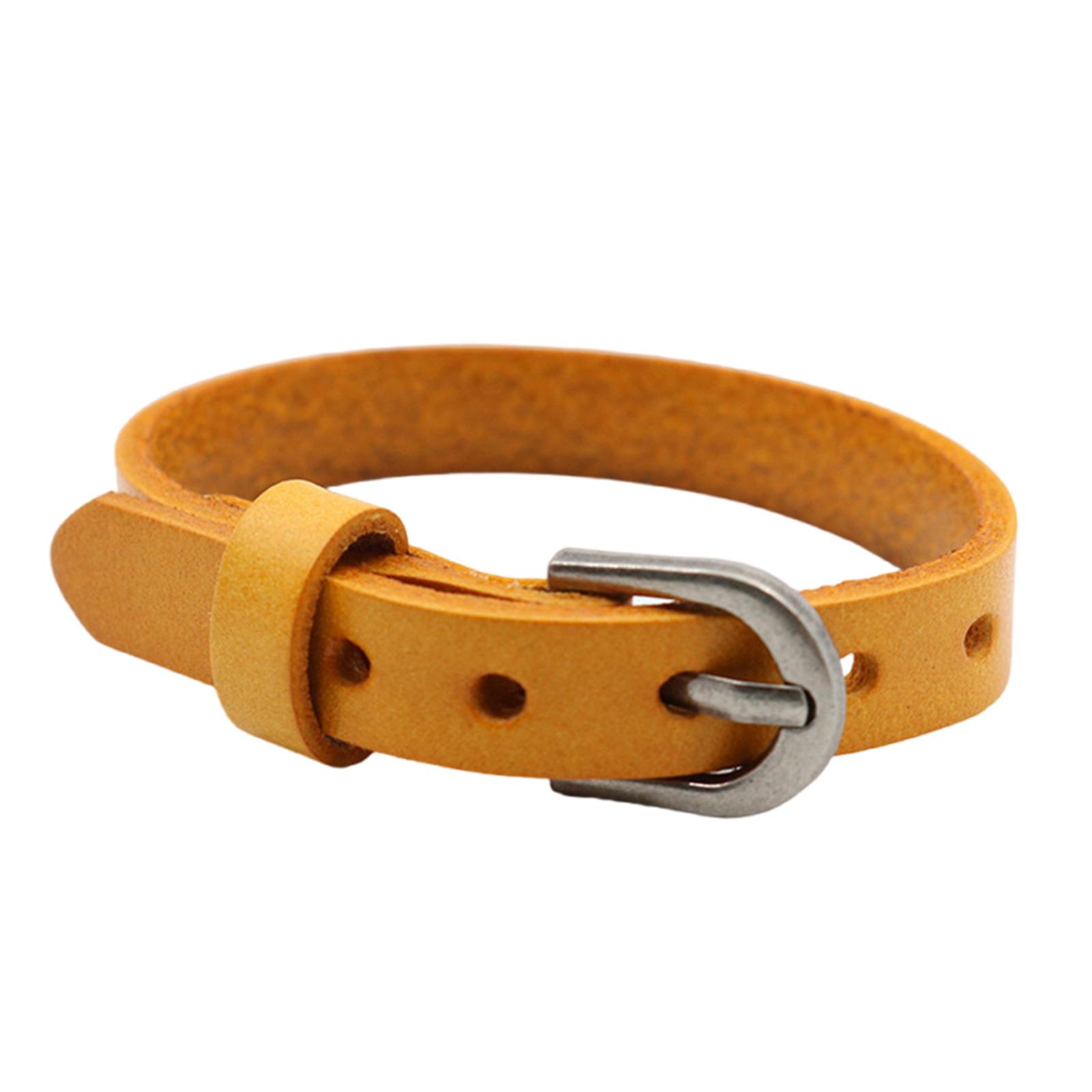 

Браслет з м якого шкіряного ремінця Елегантна прикраса на зап ястя Шкіряний браслет для повсякденного носіння Підходить для різних випадків 8