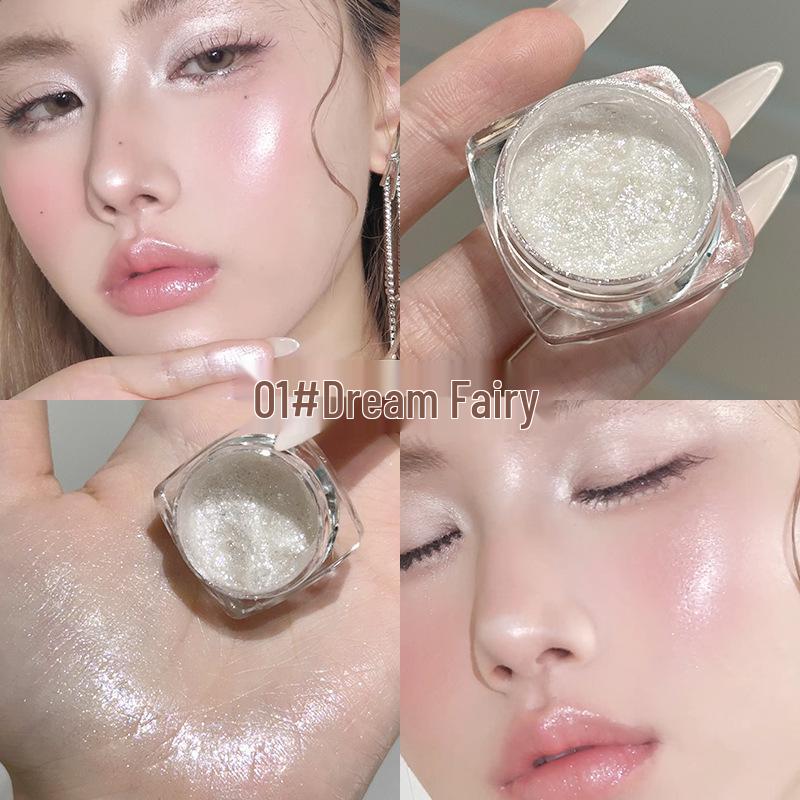 Jelly Liquid Single-Color Eyeshadow: Burst Flash Highlight, Super Flash Pearl Glitter