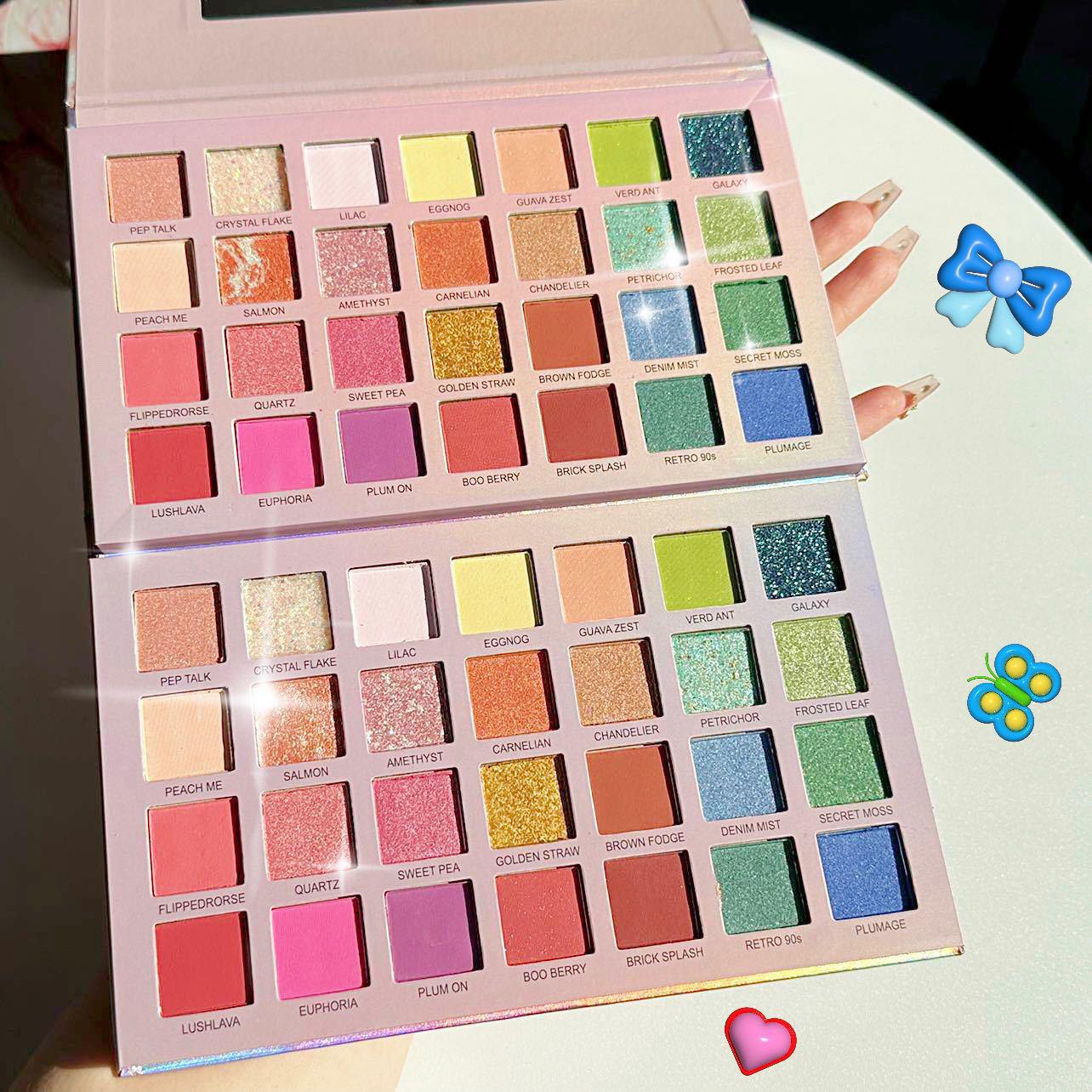 

Палетка теней для век с 28 цветами глиттера и блесток для сценических выступлений