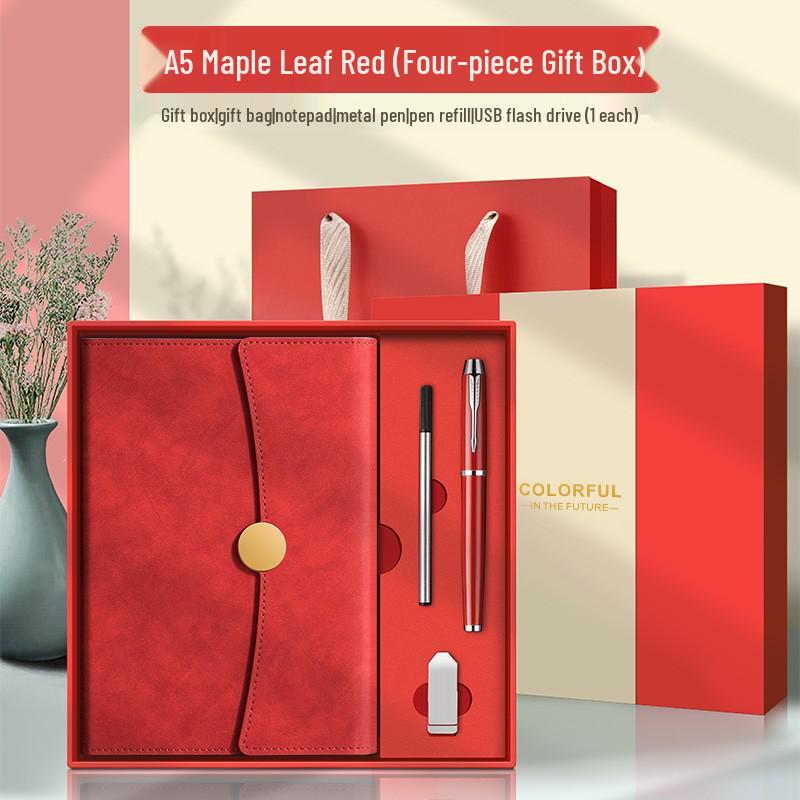 A5 Notizbuch Geschenkset mit individuellem Logo für Firmenevents und Souvenirs