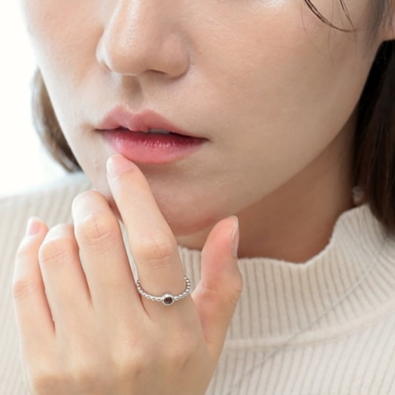 BELLOOGGI Smoky quartz ring