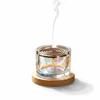 Anti Dust Glass Incense Burner Metal Filter Screen Aromatherapy Stove  Home Decor