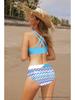 2025 European & American Hot-Selling Women's Quick-Dry Split Bikini - New Style Sexy Print Swimwear