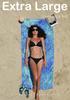 Lightweight Microfiber Beach Towel - Sand-Free Quick-Dry, Compact for Travel, Pool & Camping, Large Absorbent Adult Size