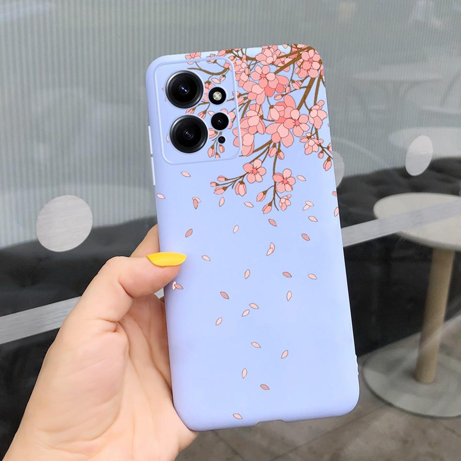 Case For Xiaomi Redmi Note 12 4G Note12 Pro Global Cute Sunflower Candy Color Soft Silicone Cover For Redmi Note 12 Pro 12Pro 5G