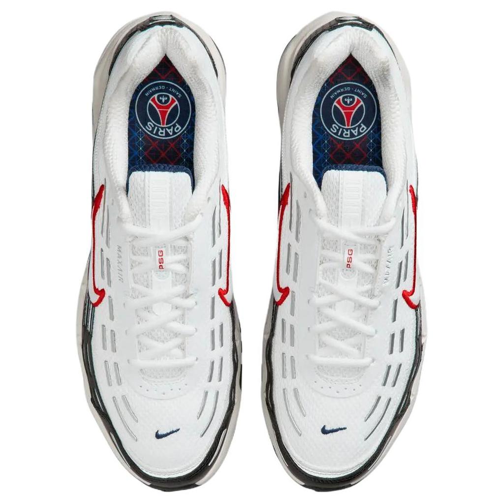 Psg x Nike AIR MAX TL 2.5 Running Shoes Men's White Black Red IM5986-100