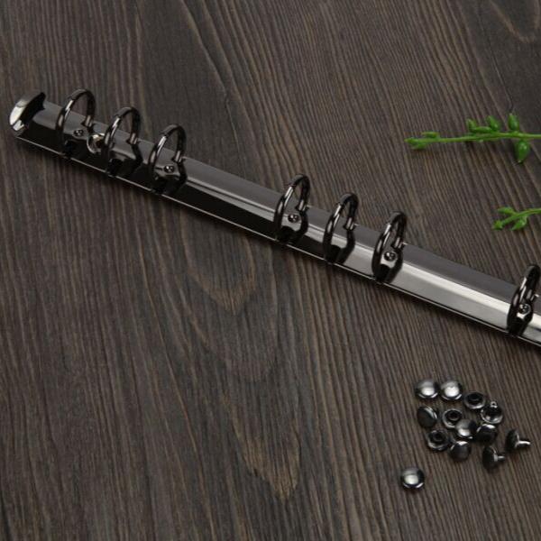 

A4 A5 A6 Нержавеющая сталь кольцо для переплета блокнот зажим для переплета железный зажим цветной металлический спиральный зажим для переплета A6