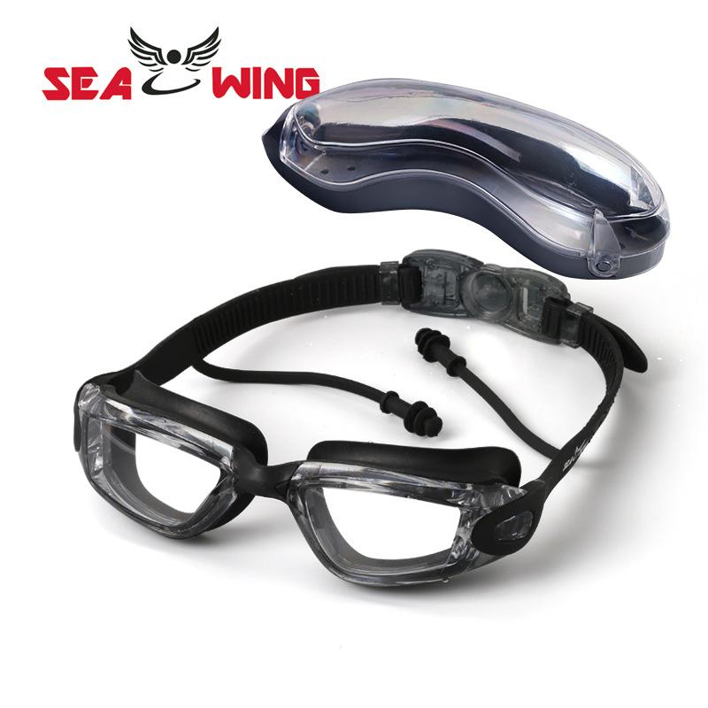 High-definition Swimming Goggles for Adults, Anti-fog Electroplated Swimming Goggles, Myopia Protective Goggles, Silicone Waterproof Swimming Goggles